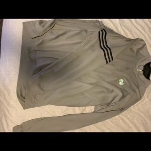 Men Adidas Notre Dame Q-Zip. Size XL